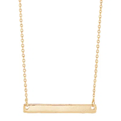 Silpada Unwritten' 1.5" Horizontal Bar Pendant In Sterling Silver, 18" In Metallic