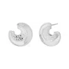 Silpada Uplift' Sterling Silver Stud Earrings In White