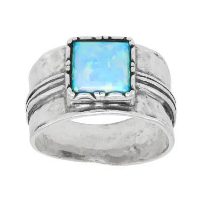 Silpada Voltage' Sterling Silver Blue Opal Ring