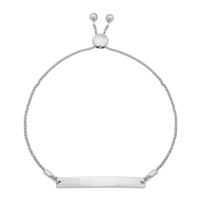 Silpada Whatâ€™s In A Name' Bolo Bracelet In Sterling Silver, 7" In White