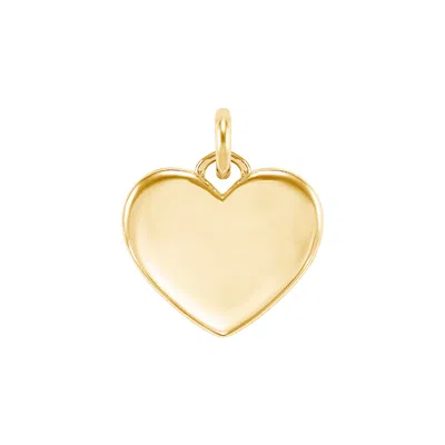Silpada Words Of The Heart' Charm In 14k Yellow Gold-plated Sterling Silver