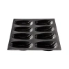 Silpat Flexipan 8 Madeleines Mold, Silicone In Black
