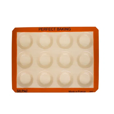 Silpat Perfect Non-stick Tartelette Mold In Orange