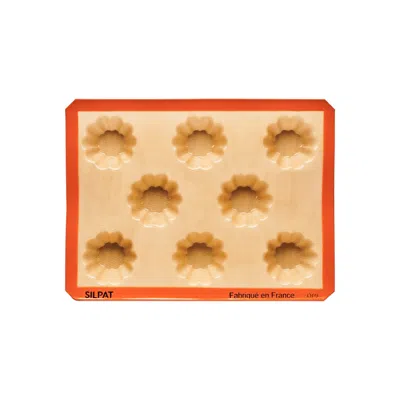 Silpat Perfect Non-stick 8 Mini Brioches Baking Pan In Brown