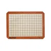 Silpat Premium Non-stick Half Sheet Size Silicone Gridded Baking Mat, 11-5/8 X 16-1/2 In Brown