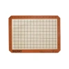 Silpat Premium Non-stick Half Sheet Size Silicone Gridded Baking Mat, 11-5/8 X 16-1/2 In Brown
