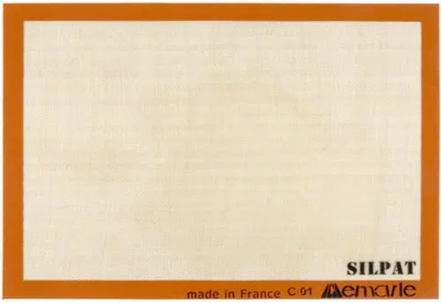 Silpat Roul'pat Jumbo Size Countertop Roll Mat, 31.5 X 23 Inch, No Serigraphy In Orange