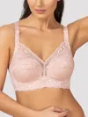 Siluets Full Coverage No Hoop Bra In Rose In Pink