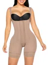 Siluets High-compression Daily Shapewear With Boning For A Sculpted Silhouette In Cocoa In Brown