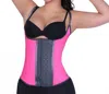 Siluets Latex Waist Trainer With Straps In H32/fuchsia In Pink
