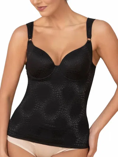 Siluets Medium Compression Shapewear Top In Black