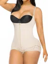 Siluets Slimming Braless Body Shaper Briefs - Full Control & Everyday Comfort In Beige In Multi