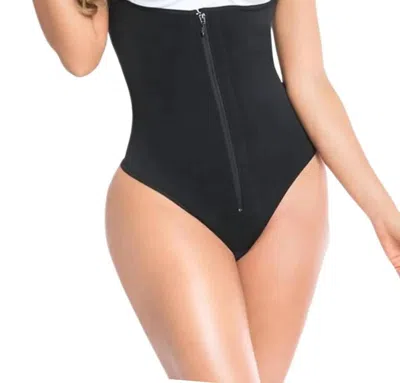 Siluets Thong Strapless Shapewear In Black