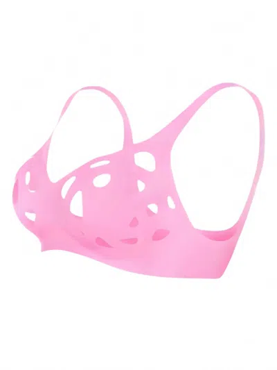 Siluets Women's Bionic Gel Airflow Bra - Breathable Comfort Meets Innovative Gel Technology In Pink