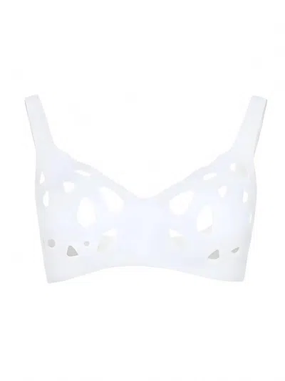 SILUETS WOMEN'S BIONIC GEL AIRFLOW BRA - BREATHABLE COMFORT MEETS INNOVATIVE GEL TECHNOLOGY IN WHITE