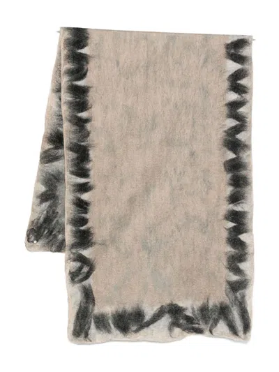 Silvana Manetti Cashmere And Silk Scarf In Neutral