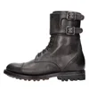 Silvano Sassetti Black Boots In Nero Scuri