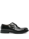 Silvano Sassetti Lace-up Leather Shoes In Black