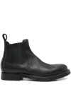 Silvano Sassetti Leather Chelsea Boots In Black
