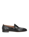 Silvano Sassetti Man Loafers Black Size 7 Leather