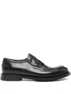 Silvano Sassetti Penny-strap Leather Loafers In Black