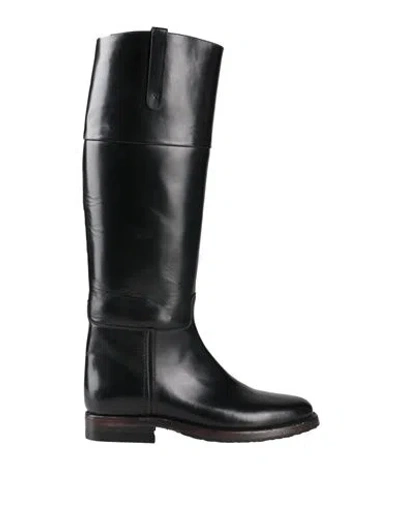 Silvano Sassetti Woman Boot Black Size 6 Leather