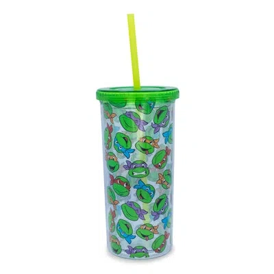 Silver Buffalo 20oz. Plastic Travel Tumbler In Green