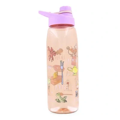Silver Buffalo 28 Oz. Plastic Water Bottle In Pink,peach