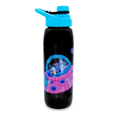 Silver Buffalo 28oz. Plastic Water Bottle In Black