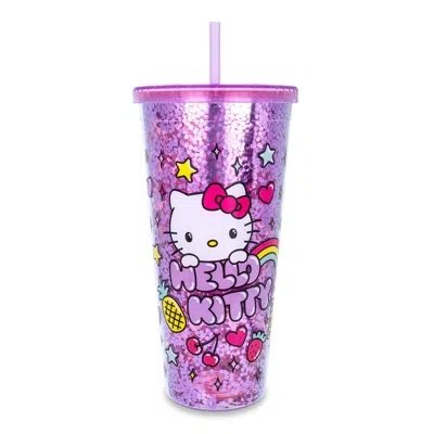 Silver Buffalo 32oz. Plastic Travel Tumbler In Purple