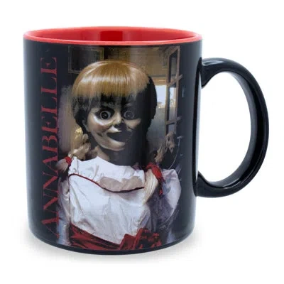Silver Buffalo Annabelle The Conjuring Ceramic Mug | Holds 20 Ounces In Black;white