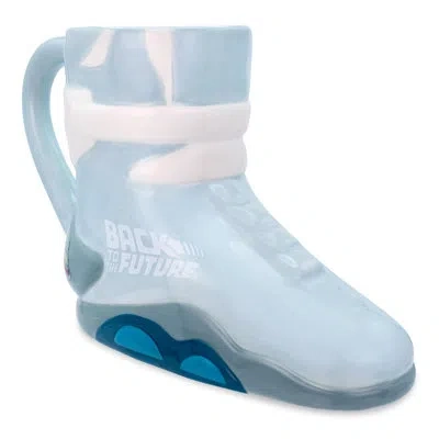 Silver Buffalo Back To The Future Marty's Shoe 3d Sculpted Ceramic Mug | Holds 20 Ounces In Blue;white