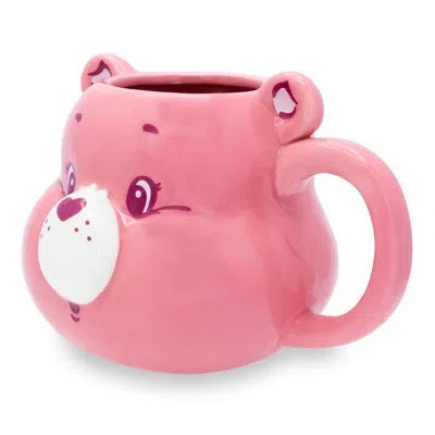 Silver Buffalo Care Bears Cheer Bear 3d Sculpted Ceramic Mug | Holds 20 Ounces In White;pink