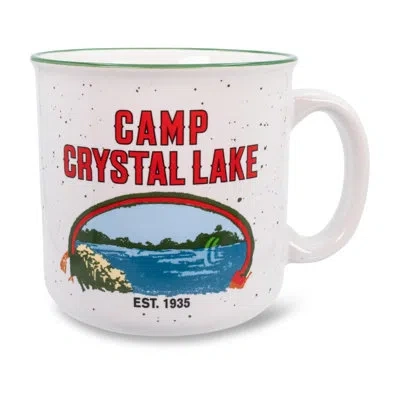 Silver Buffalo Ceramic Camping Mug In Red;green;blue