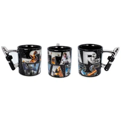 Silver Buffalo Ceramic Camping Mug In Yellow;black;blue