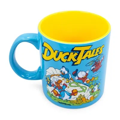 Silver Buffalo Disney Ducktales Money Bags Ceramic Mug | Holds 20 Ounces In Blue