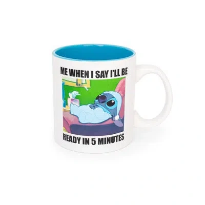 Silver Buffalo Disney Lilo & Stitch "when I Say I''ll Be Ready" Ceramic Mug | Holds 20 Ounces In Blue;green;pink