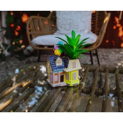 Silver Buffalo Disney Petite Seedling 3.5" Artificial Succulent Plant In Planter In Green