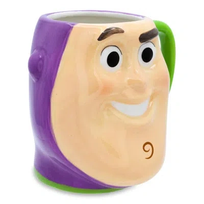 Silver Buffalo Disney Pixar Toy Story Buzz Lightyear Sculpted Ceramic Mug | Holds 20 Ounces In Beige;purple