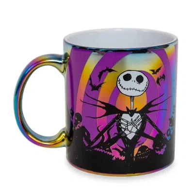 Silver Buffalo Disney The Nightmare Before Christmas Hypno Jack Ceramic Mug | Holds 20 Ounces In Black;purple