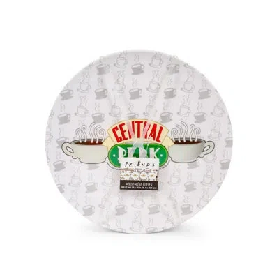 Silver Buffalo Friends Central Perk Logo 10-inch Melamine Dinner Plates | Set Of 4 In Green;red