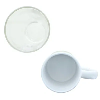 Silver Buffalo Friends Pint Glass Ceramic Coffee Mug In White