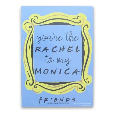 Silver Buffalo Friends You''re The Rachel Wall Décor In Blue