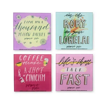 Silver Buffalo Gilmore Girls Quotes Coaster In Multicolor