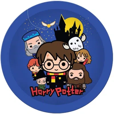 Silver Buffalo Harry Potter Basic Paper Disposable Napkins In Blue