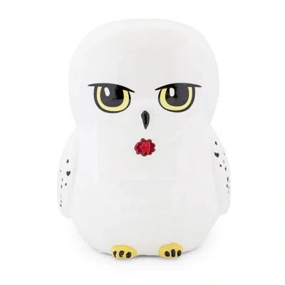Silver Buffalo Harry Potter Chibi Hedwig Coin Bank Storage Figural In Black;white;red