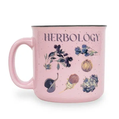 Silver Buffalo Harry Potter Herbology Ceramic Camper Mug | Holds 20 Ounces In Blue;pink