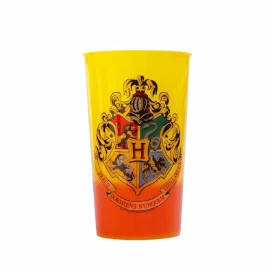 Silver Buffalo Harry Potter Hogwarts 20oz Color Change Cup Set Of 4 In Red;gold