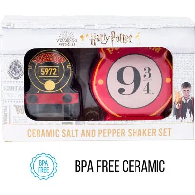 Silver Buffalo Harry Potter Hogwarts Express Salt And Pepper Shaker Set
