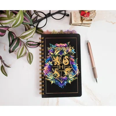 Silver Buffalo Harry Potter Hogwarts Spiral Journal Notebook